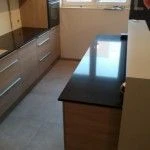 blaty kuchenne z konglomeratu Brilliant Black